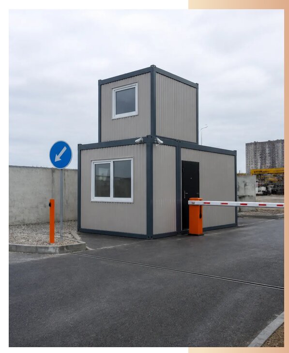 Изготовление модульных КПП в Кронштадте по цене от 125208 р. | БытовкаПрофи-Крн